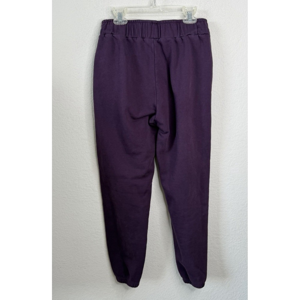 PACT Womens Jogger Sweatpants Sz S Purple Organic Cotton Lounge Athleisure Comfy - Picture 3 of 5
